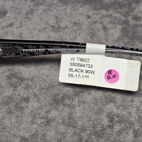 Easy Clip W T9922 Black 90W 55/17/135 Glasses & Removable Polarized Sun Clip Len - Picture 9 of 11